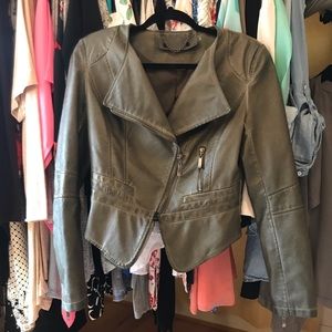 Vegan Leather Jacket
